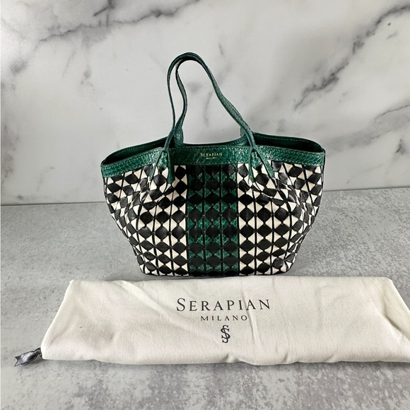 Serapian Mini Secret Bag in Mosaico Elaphe - Picture 3 of 11